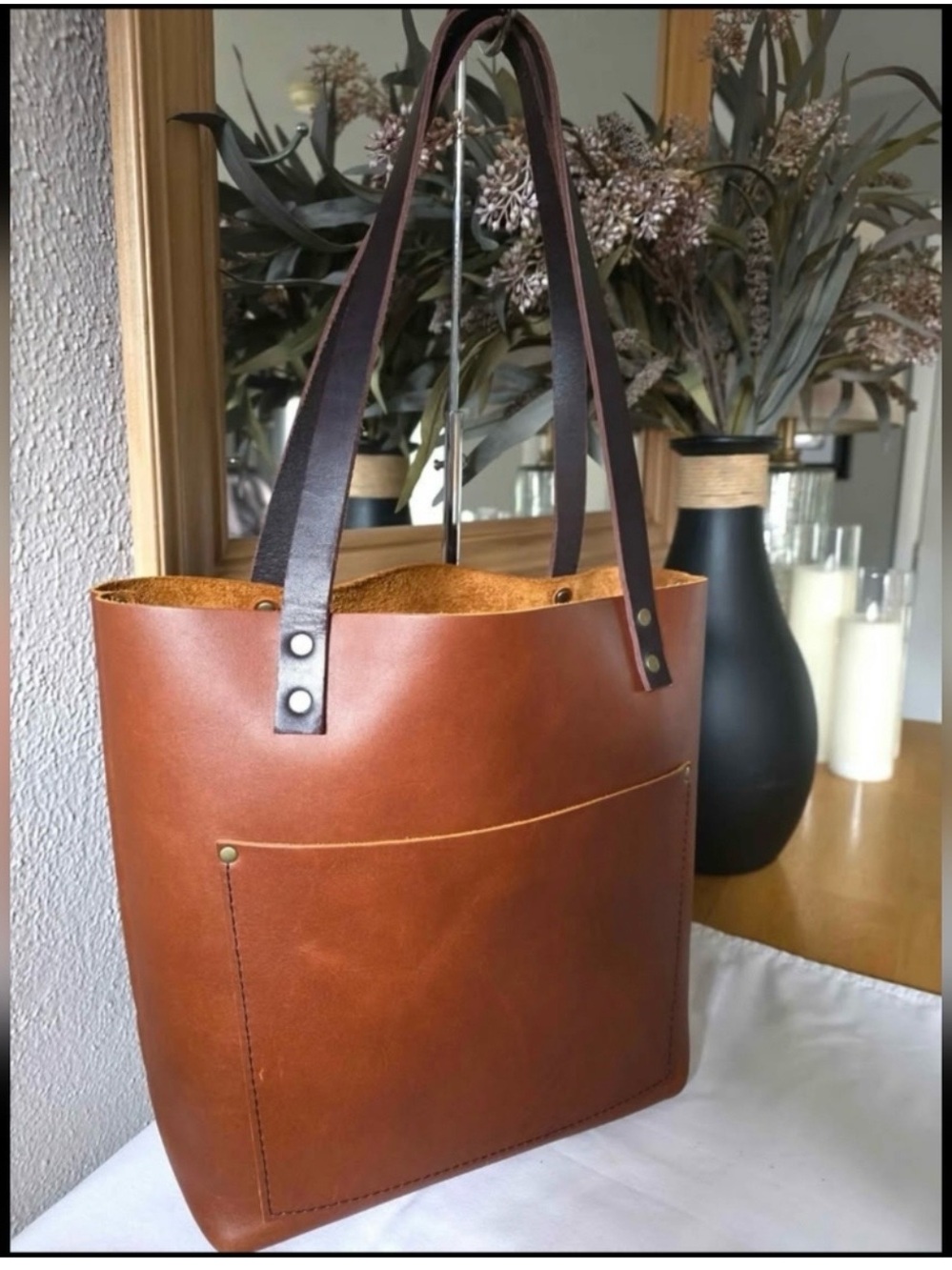 Portland leather Honey Medium Classic Tote